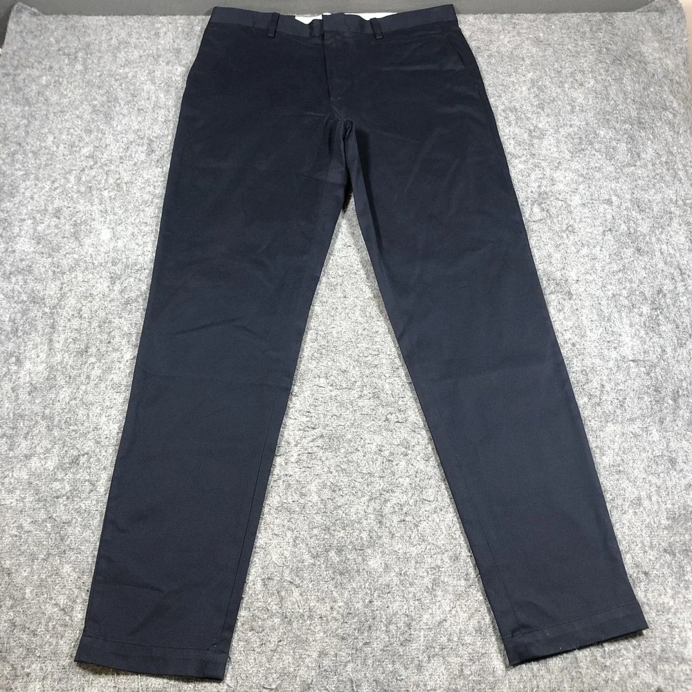 Banana Republic Mason athletic Chino Pants Mens 36x36 Navy Athletic Fit Stretch